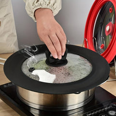Universal Vented Glass Lid Set for Pots & Pans, 2-Pack