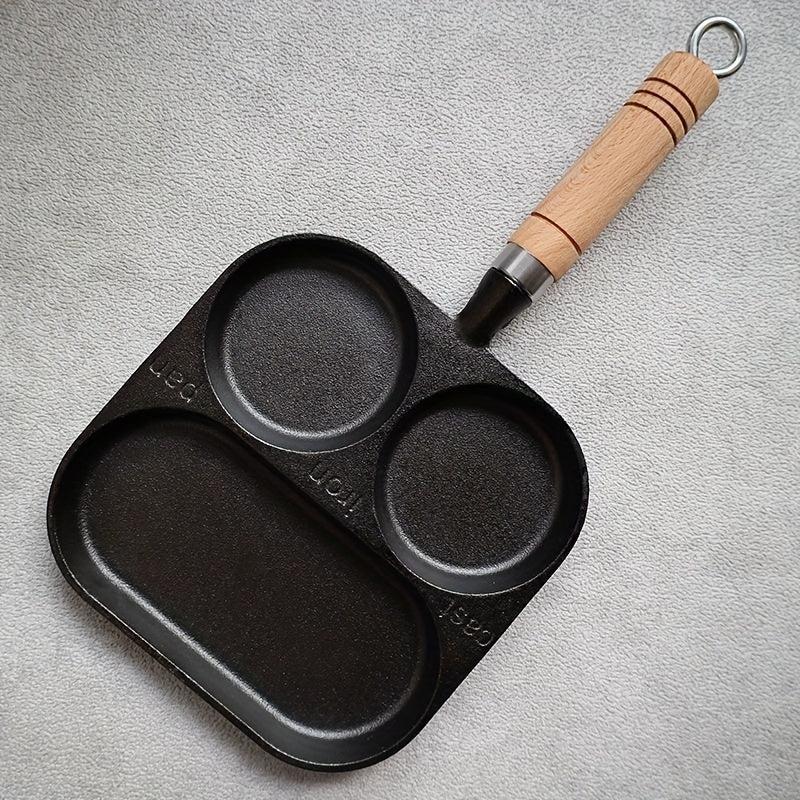 Cast Iron Breakfast Omelette Pot, Non-Stick, Healthy & Durable