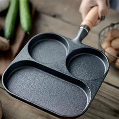 Cast Iron Breakfast Omelette Pot, Non-Stick, Healthy & Durable