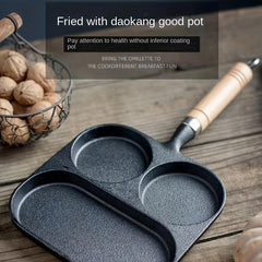 Cast Iron Breakfast Omelette Pot, Non-Stick, Healthy & Durable