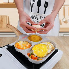 3-in-1 Frying Pan Nonstick Multifunctional Omelet Burger Breakfast Pancake Maker