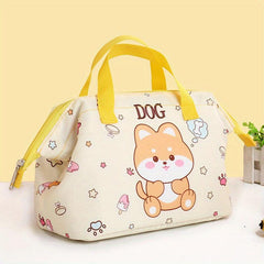 Cartoon Animals Lunch Box Bag Waterproof Bento Box Bag