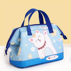 Cartoon Animals Lunch Box Bag Waterproof Bento Box Bag