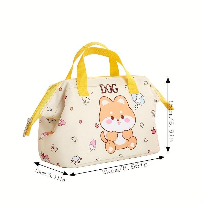 Cartoon Animals Lunch Box Bag Waterproof Bento Box Bag