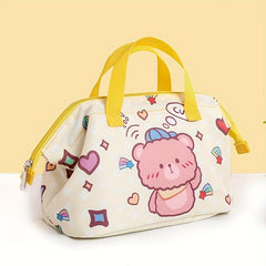 Cartoon Animals Lunch Box Bag Waterproof Bento Box Bag