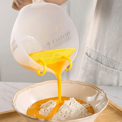 Measuring Cup Set with Egg Whisk and Filter