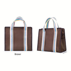 Large Insulated Cooler Bag for Lunch Beach Picnic Work Travel Freezable Tote