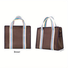 Large Insulated Cooler Bag for Lunch Beach Picnic Work Travel Freezable Tote