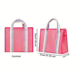 Large Insulated Cooler Bag for Lunch Beach Picnic Work Travel Freezable Tote