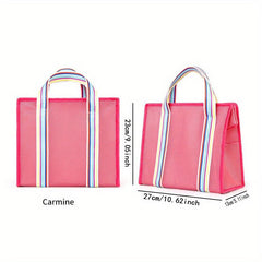 Large Insulated Cooler Bag for Lunch Beach Picnic Work Travel Freezable Tote