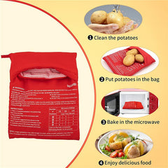 Microwave Oven Potato Cooker Bag Baked Potato Fast Kitchen Tool