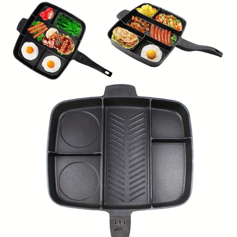 Non Stick Divided Meal Skillet 38 Grill Pan