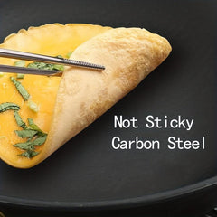 Non Stick Carbon Steel Wok - Classic Chinese Cooking Utensil
