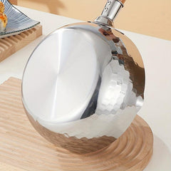 Snow Pan Stainless Steel Sauce Pan Glass Lid Non stick Pan