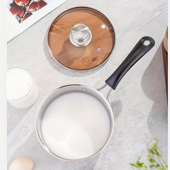 1pc Stainless Steel Saucepan 16-18cm Kitchen Utensils