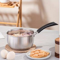 1pc Stainless Steel Saucepan 16-18cm Kitchen Utensils