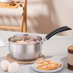 1pc Stainless Steel Saucepan 16-18cm Kitchen Utensils