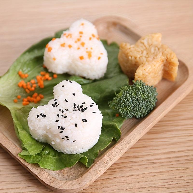 DIY Rice Ball Mold Cartoon Animal Shape Onigiri