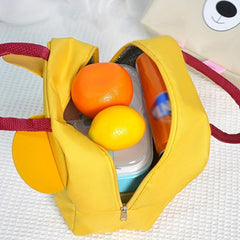 Large Capacity Cartoon Bento Bag Insulated Lunch Box Waterproof