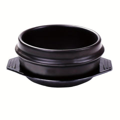 Stone Bowl With Tray Ceramic Hot Pot For Bibimbap Soup Stone