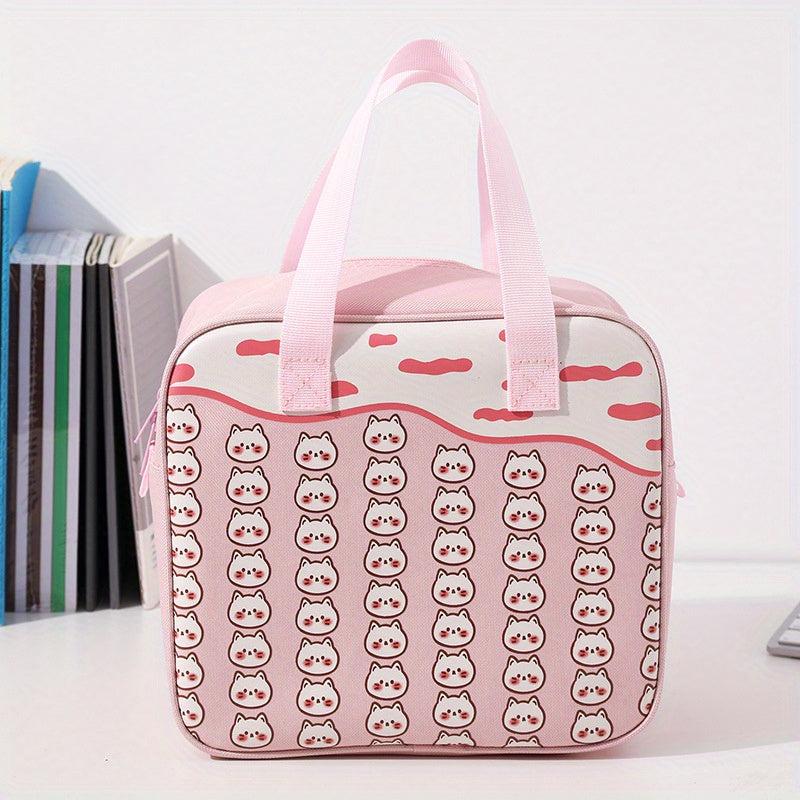 Cartoon Animals Lunch Box Bag Waterproof Thermal Bento Box