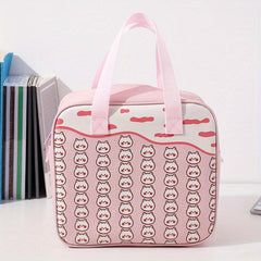 Cartoon Animals Lunch Box Bag Waterproof Thermal Bento Box