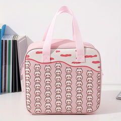Cartoon Animals Lunch Box Bag Waterproof Thermal Bento Box
