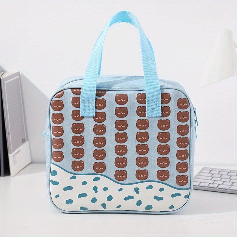 Cartoon Animals Lunch Box Bag Waterproof Thermal Bento Box