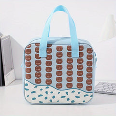 Cartoon Animals Lunch Box Bag Waterproof Thermal Bento Box