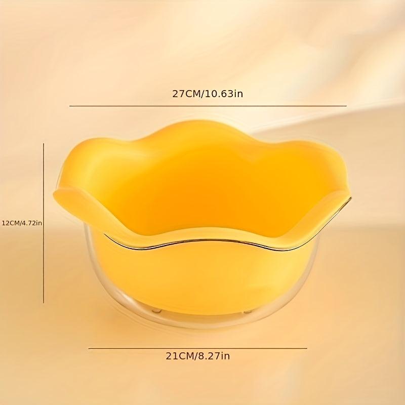 2pcs Petal Drainage Baskets Household Kitchen Gadgets