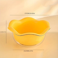 2pcs Petal Drainage Baskets Household Kitchen Gadgets