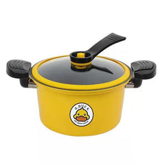 Pressure Cooker Saucepan Soup Pot Glass Cover Ergonomic Handle Braisers Stew Pot