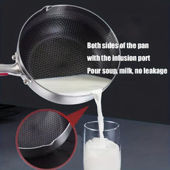 316 Stainless Steel Frying Pan with Non-stick Coating
