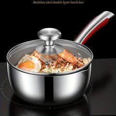316 Stainless Steel Frying Pan with Non-stick Coating