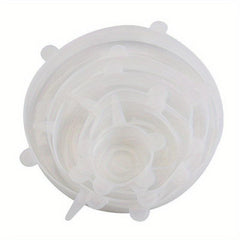 6pcs Silicone Stretch Lids Reusable Food Bowl Covers