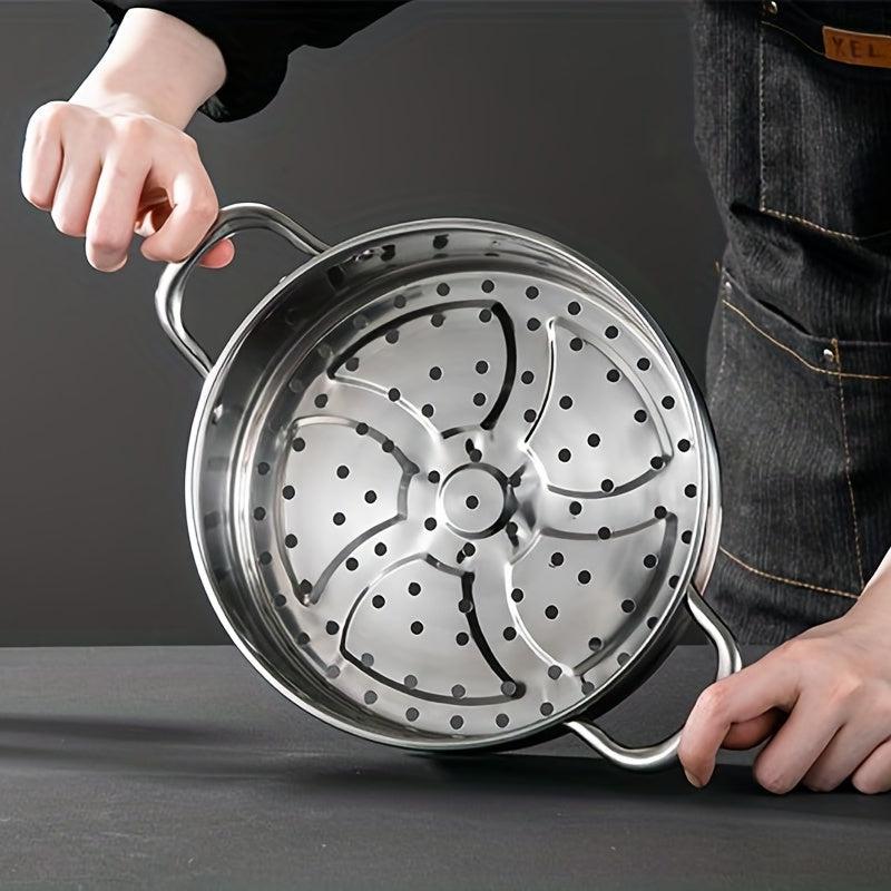 Stainless Steel Soup Pot 4.9L Large Capacity Cookware