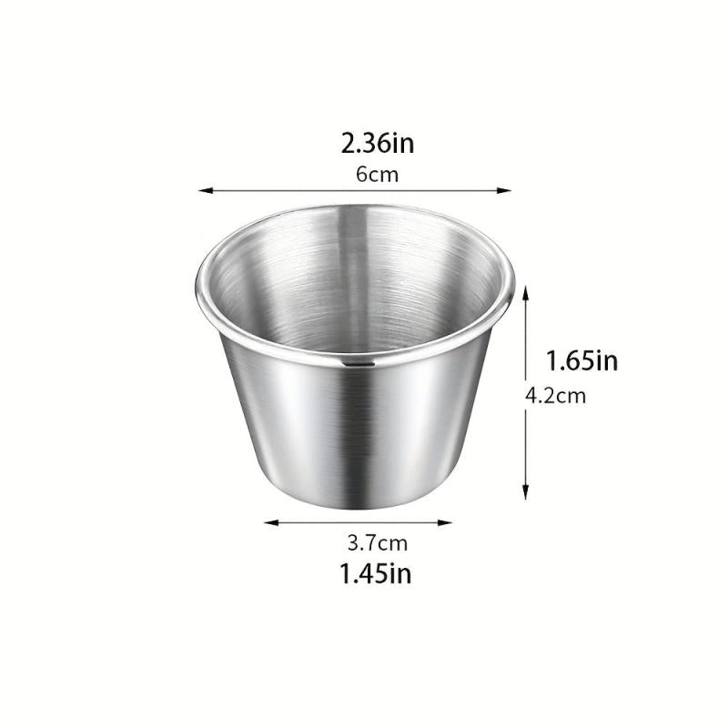 12pcs Small Sauciers Sauce Cups Ramekin Dipping Sauce Cup