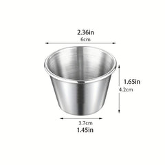 12pcs Small Sauciers Sauce Cups Ramekin Dipping Sauce Cup