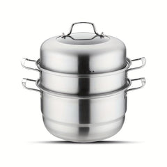 Stainless Steel Soup Cooker 3 Layer Food Steamer Cooking Pot