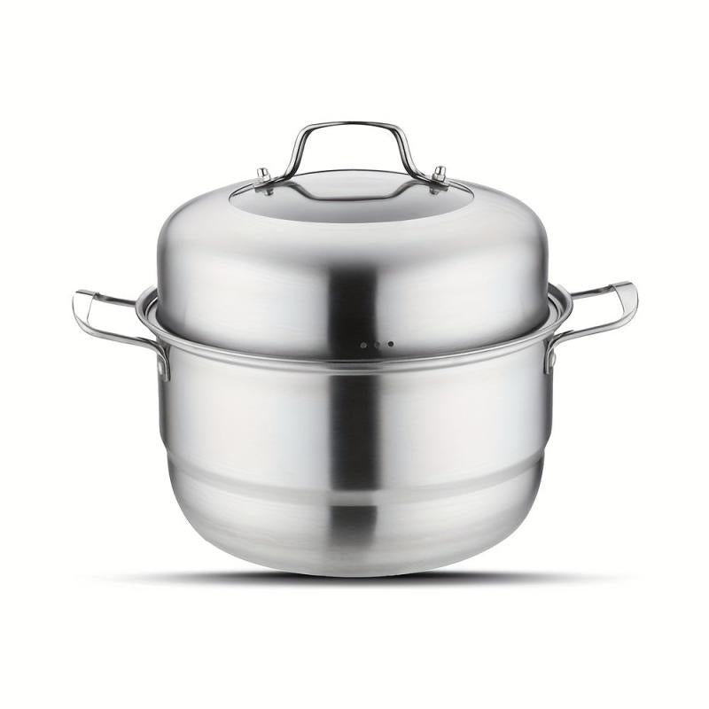 Stainless Steel Soup Cooker 3 Layer Food Steamer Cooking Pot
