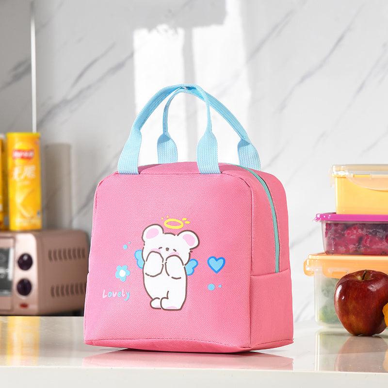 Cartoon Graphic Lunch Bag with Aluminum Foil Layer