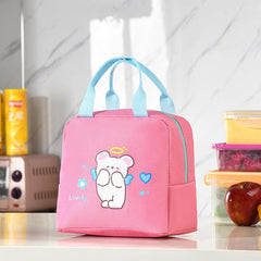 Cartoon Graphic Lunch Bag with Aluminum Foil Layer
