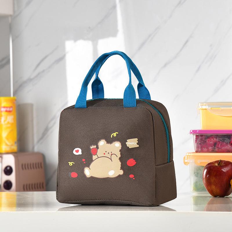 Cartoon Graphic Lunch Bag with Aluminum Foil Layer