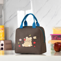 Cartoon Graphic Lunch Bag with Aluminum Foil Layer