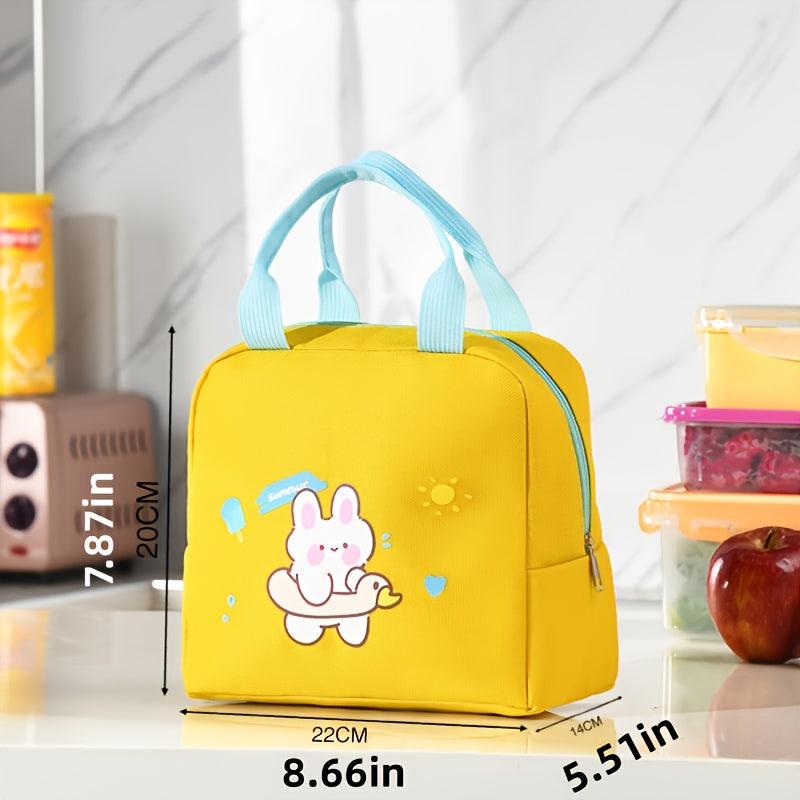 Cartoon Graphic Lunch Bag with Aluminum Foil Layer