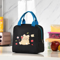 Cartoon Graphic Lunch Bag with Aluminum Foil Layer