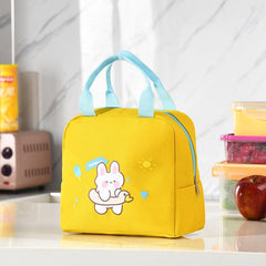 Cartoon Graphic Lunch Bag with Aluminum Foil Layer