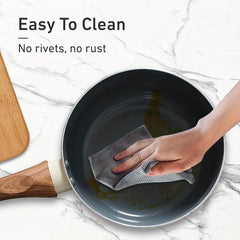 Non Stick 7in Sauce Pan With Lid - Small Pot With Ceramic Coating