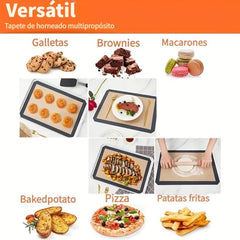 Breathable Silicone Baking Mat Non Stick Heat Resistant Perforated Mesh Pad