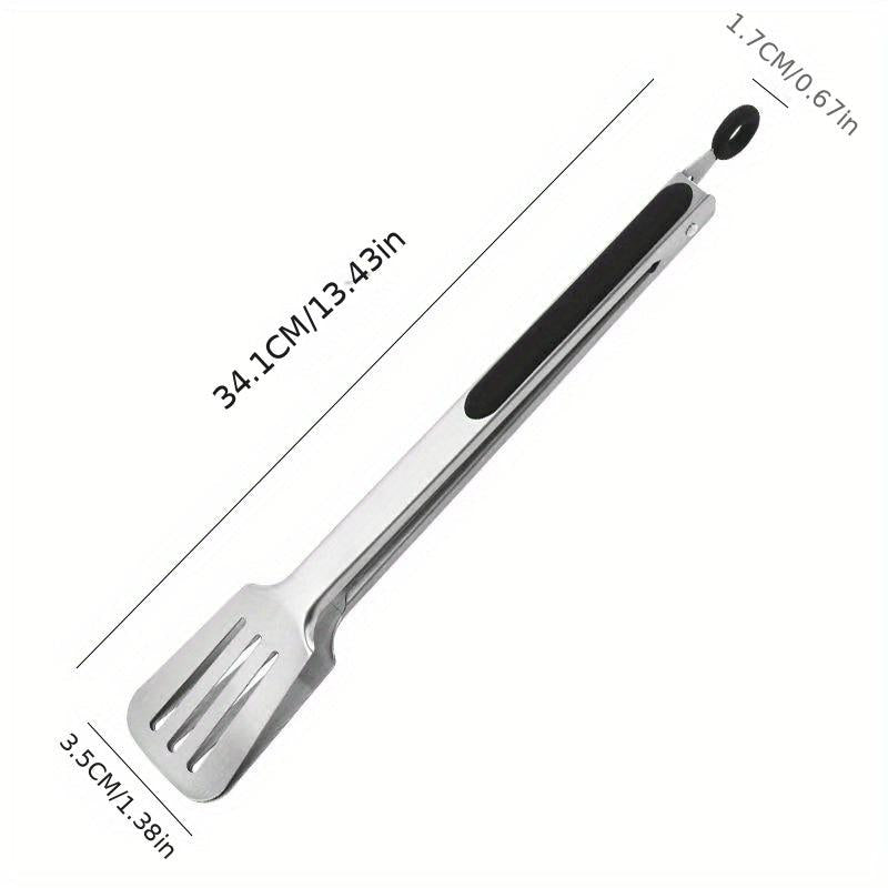1pc Stainless Steel BBQ Tong Kitchen Utensil